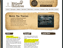 Tablet Screenshot of hitlerschildren.com